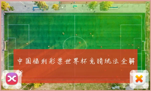 中国福利彩票世界杯竞猜玩法全解析